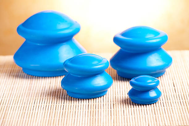Cupping glass made of rubber